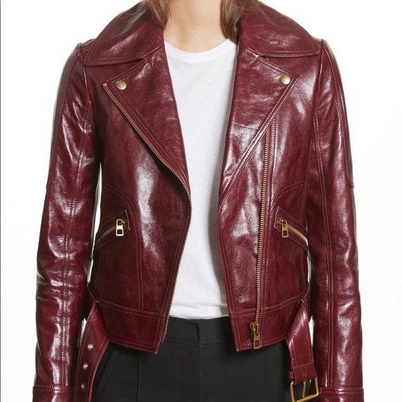 ✂️ 🎉HP🎉 Amazing Tory Burch Bianca Moto Jacket - Picture 4 of 8